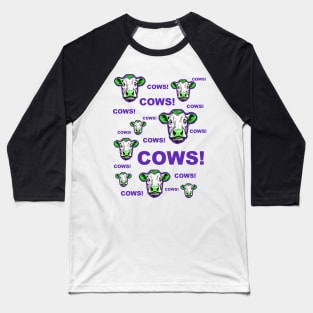 COWS! Baseball T-Shirt